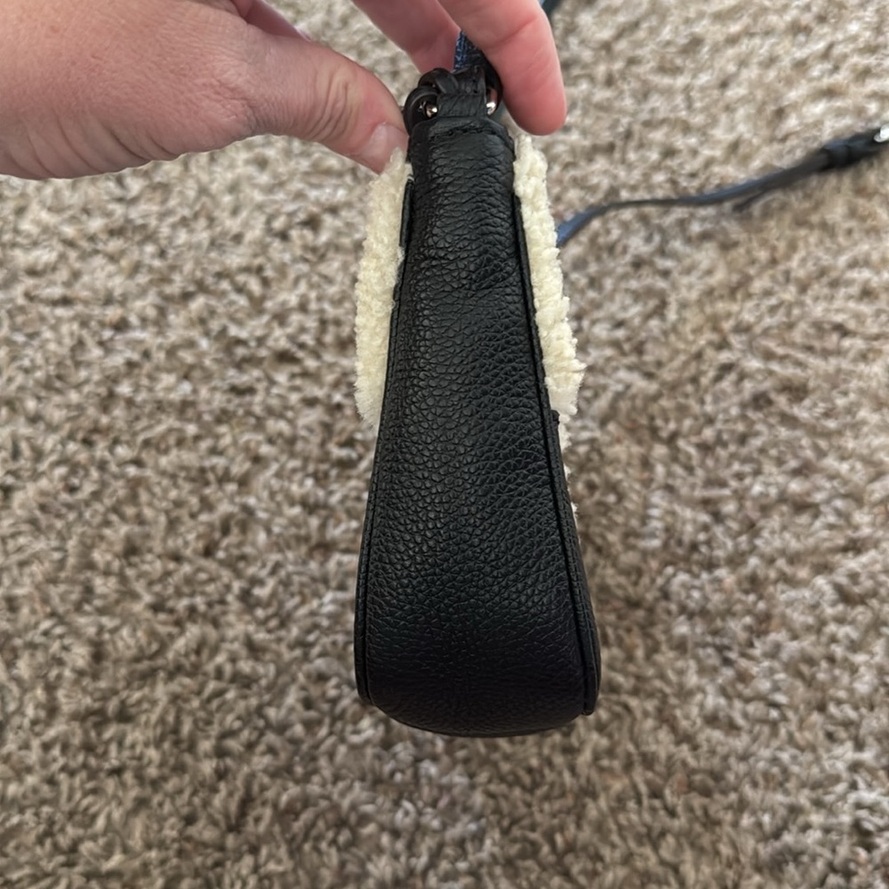 Coach Rhyder Shearling Pouchette Crossbody - Picture 7 of 15